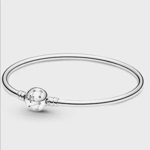 Pandora Moment Stars and Galaxy Bangle size 6.7